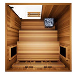 Finnmark Trinity Infrared & Steam Sauna Hybrid (2 Person) Saunas Finnmark