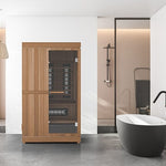 Finnmark Trinity Infrared & Steam Sauna Hybrid (2 Person) Saunas Finnmark