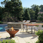 Arteflame 40" Fire Pit - Low Euro Base Fire Arteflame