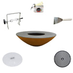Arteflame Classic 40" Fire Bowl with Cooktop - Home Chef Bundle (5 Accessories) Fire Arteflame
