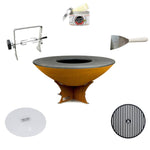 Arteflame Euro 40" Grill Low Base - Home Chef Bundle (5 Accessories) Fire Arteflame