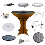 Arteflame Euro 40" Grill Tall Base - Home Chef Max Bundle (10 Accessories) Fire Arteflame
