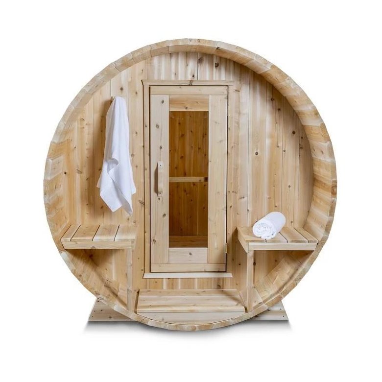 Canadian Timber Tranquility Barrel Sauna (6 Person) Saunas Dundalk LeisureCraft 