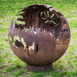 Death Star Fire Pit Fire Cedar Creek Sculptures