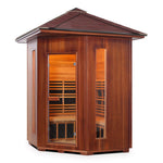 Diamond Hybrid Sauna (4 Person) - Corner Saunas Enlighten Sauna