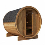 ERGO Nordic Barrel Sauna (4 Person) Saunas SaunaLife 59"L x 81"W x 81"H (Nordic 6) Harvia KIP 6kW