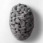 ERGO Nordic Panoramic Barrel Sauna (4 Person) Saunas SaunaLife 59"L x 81"W x 81"H (Nordic 6W) HUUM DROP 7.5kW (WiFi Enabled)