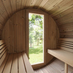 ERGO Nordic Panoramic Barrel Sauna (4 Person) Saunas SaunaLife