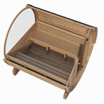 ERGO Nordic Panoramic Barrel Sauna (4 Person) Saunas SaunaLife