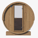 ERGO Nordic Panoramic Barrel Sauna (6 Person) Saunas SaunaLife 