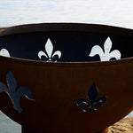 Fleur de Lis Fire Pit Fire Fire Pit Art