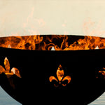 Fleur de Lis Fire Pit Fire Fire Pit Art