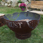In God We Trust Fire Pit thermaliving