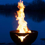 Longhorn Fire Pit Fire Fire Pit Art