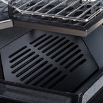 M6 Kota Grill with Arched Chrome Grill Hanger thermaliving