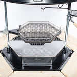 M6 Kota Grill with Arched Chrome Grill Hanger thermaliving