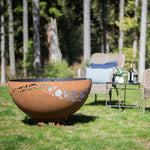 Modern Circles Fire Pit thermaliving