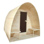 Pine Pod Sauna (8 Person) Saunas ALEKO 