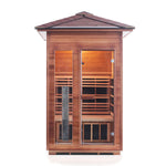 Rustic Full Spectrum Infrared Sauna (2 Person) Saunas Enlighten Sauna