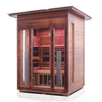 Rustic Full Spectrum Infrared Sauna (3 Person) Saunas Enlighten Sauna
