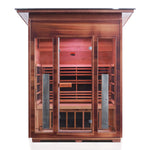 Rustic Full Spectrum Infrared Sauna (3 Person) Saunas Enlighten Sauna