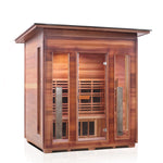 Rustic Full Spectrum Infrared Sauna (3 Person) Saunas Enlighten Sauna Slope None