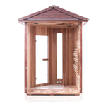 Rustic Full Spectrum Infrared Sauna (4 Person) - Corner Saunas Enlighten Sauna
