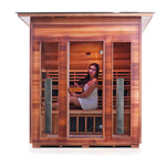 Rustic Full Spectrum Infrared Sauna (4 Person) Saunas Enlighten Sauna