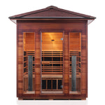 Rustic Full Spectrum Infrared Sauna (4 Person) Saunas Enlighten Sauna