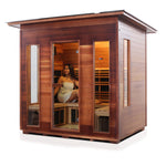 Rustic Full Spectrum Infrared Sauna (5 Person) Saunas Enlighten Sauna