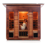 Rustic Full Spectrum Infrared Sauna (5 Person) Saunas Enlighten Sauna