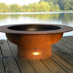 Saturn Fire Pit with Lid Fire Fire Pit Art