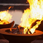 Saturn Fire Pit with Lid Fire Fire Pit Art