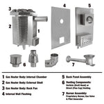 Scandia 80K BTU Gas Sauna Heater Accessories Scandia