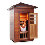 Sierra Full Spectrum Infrared Sauna (2 Person) Saunas Enlighten Sauna