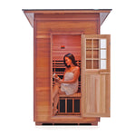 Sierra Full Spectrum Infrared Sauna (2 Person) Saunas Enlighten Sauna