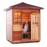 Sierra Full Spectrum Infrared Sauna (4 Person) Saunas Enlighten Sauna