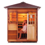 Sierra Full Spectrum Infrared Sauna (4 Person) Saunas Enlighten Sauna