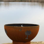 Tropical Moon Fire Pit Fire Fire Pit Art