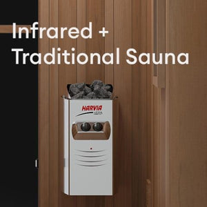 Finnmark Trinity Infrared & Steam Sauna Hybrid (2 Person) Saunas Finnmark 