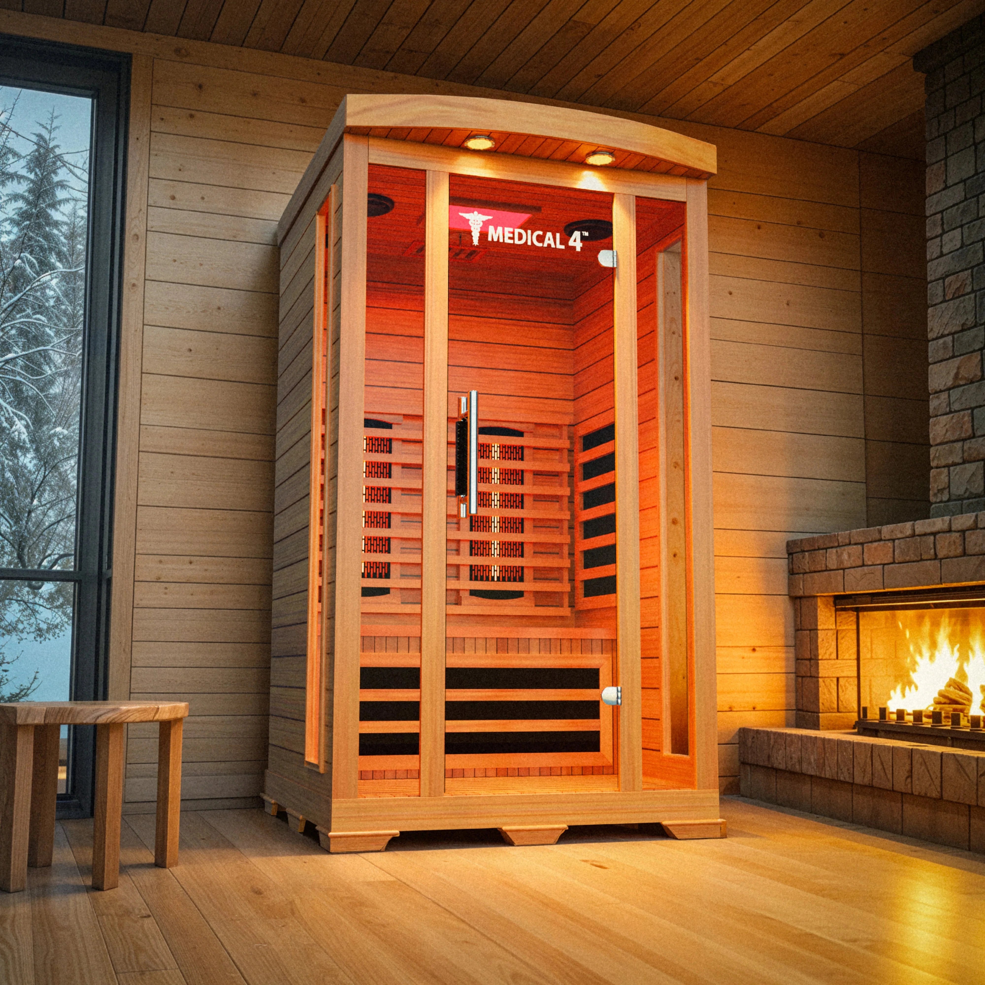 Medical 4 Infrared Sauna (2 Person) Saunas Medical Saunas 