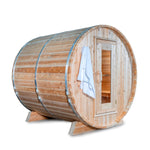 Canadian Timber Harmony Barrel Sauna (4 Person) Saunas Dundalk LeisureCraft Harvia KIP 6KW Electric Heater ($840.00) Yes (+$260.00) 