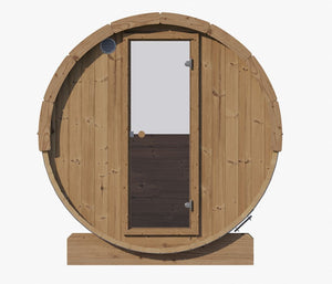 ERGO Nordic Panoramic Barrel Sauna (6 Person) Saunas SaunaLife 