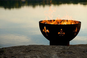 Fleur de Lis Fire Pit Fire Fire Pit Art 