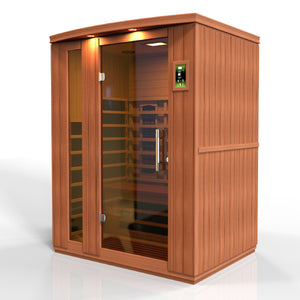Lugana Full Spectrum Infrared Sauna (3 Person) Saunas Dynamic Saunas 