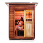 Sierra Full Spectrum Infrared Sauna (3 Person) Saunas Enlighten Sauna 